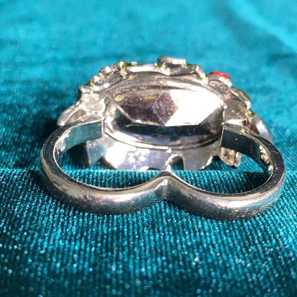 Avon Double finger flower ring - Picture 3 of 4